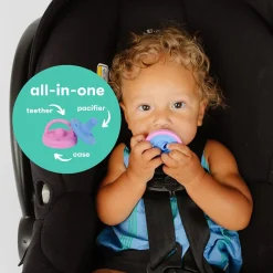 morepeas Flip & Store Pacifier - Grape