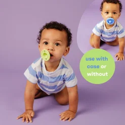 morepeas Flip & Store Pacifier - Sweet Pea