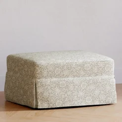 Morris & Co. x Namesake Crawford Gliding Ottoman - Mallow in Ash