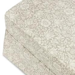 Morris & Co. x Namesake Crawford Gliding Ottoman - Mallow in Ash