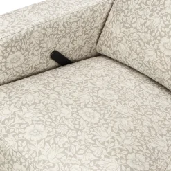 Morris & Co. x Namesake Crewe Swivel Glider Recliner - Mallow in Ash