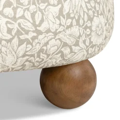 Morris & Co. x Namesake Tuffet Storage Ottoman - Mallow in Ash