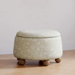 Morris & Co. x Namesake Tuffet Storage Ottoman - Mallow in Ash