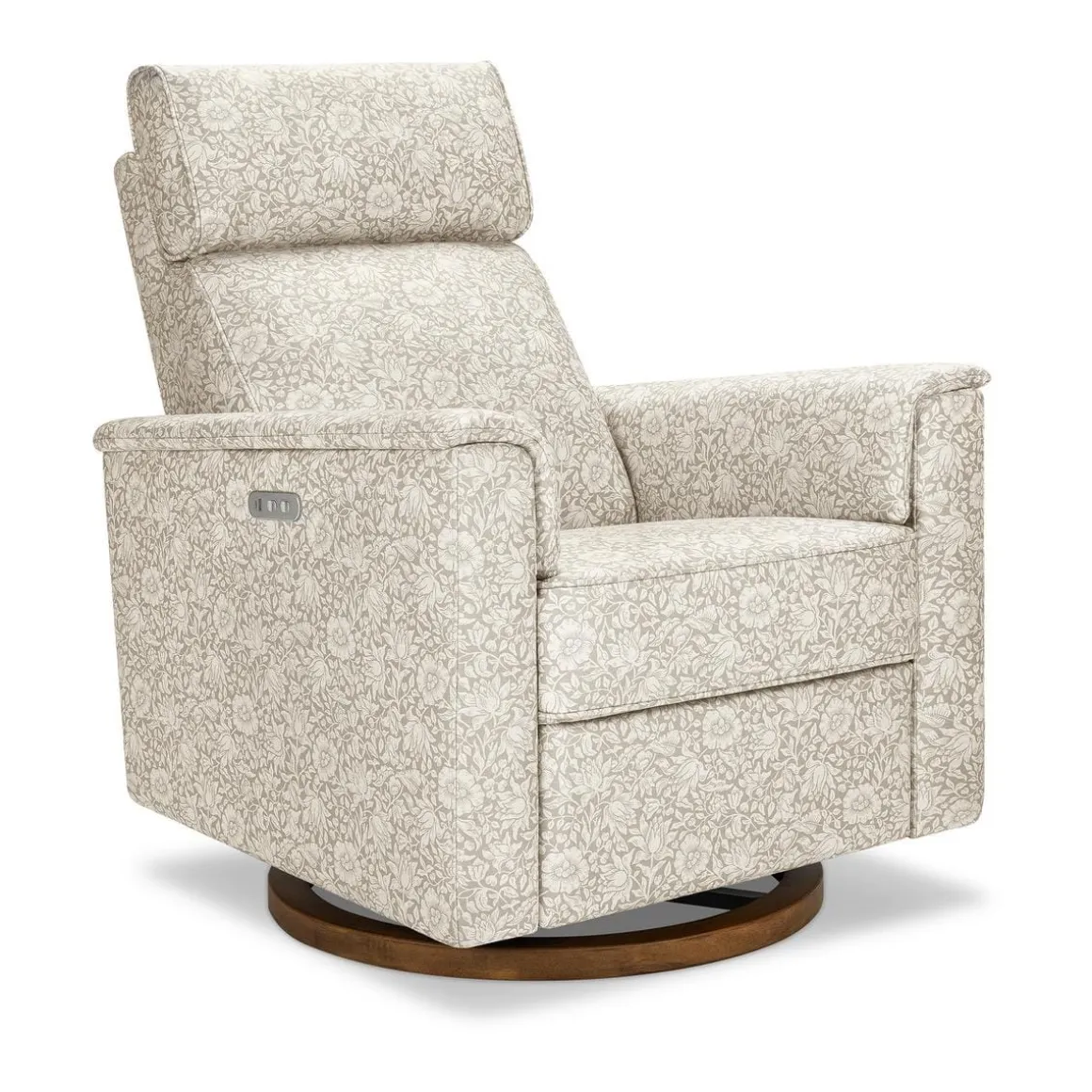 Morris & Co. x Namesake Willa Plus Power Glider Recliner w/ Power Headrest - Mallow in Ash