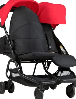 Mountain Buggy Nano Duo Double Stroller - Ruby