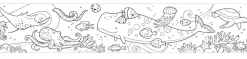 Mudpuppy Mini Coloring Roll - Under The Sea