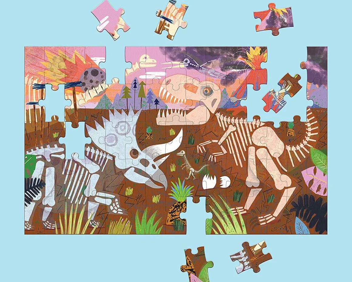 Mudpuppy 75 Piece Lenticular Puzzle - Dinosaur Roar