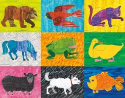 Mudpuppy Pouch Puzzle - Eric Carle Brown Bear