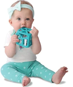 Munch Baby Chew Cube - Blue