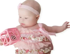Munch Baby Chew Cube - Pink