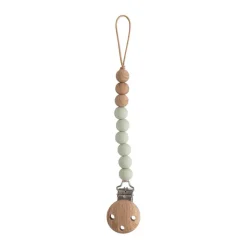 Mushie Eva Silicone Pacifier Clip - Sage