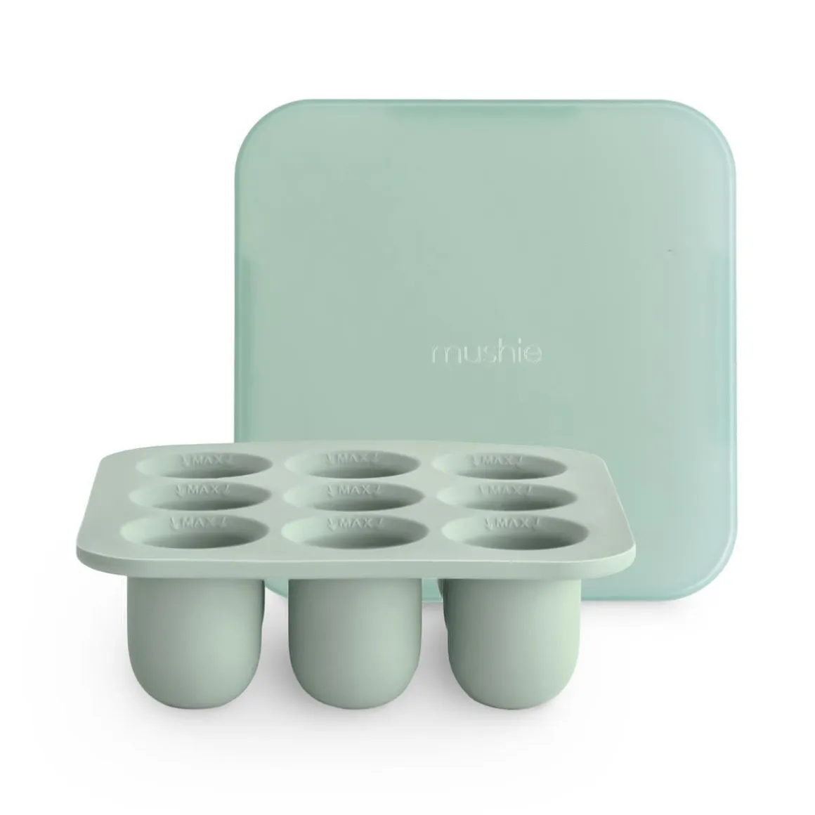 Mushie Fresh Food Feeder Freezer Tray - Cambridge Blue