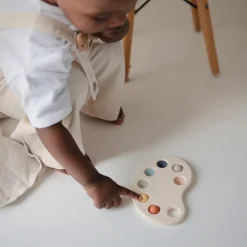 Mushie Paint Palette Press Toy