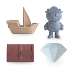 Mushie Pirate Mold Free Bath Play Set
