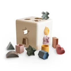 Mushie Shape Sorting Box - Original