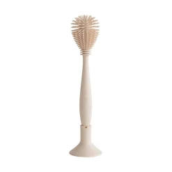 Mushie Silicone Baby Bottle Brush - Shifting Sand