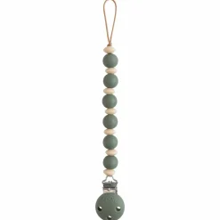 Mushie Silicone Pacifier Clip - Luna Dried Thyme