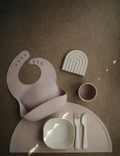 Mushie Silicone Place Mat - Shifting Sand
