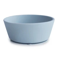Mushie Silicone Suction Bowl - Powder Blue