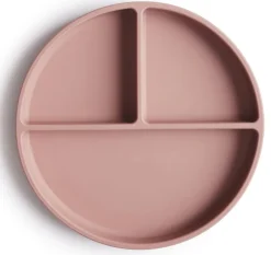 Mushie Silicone Suction Plate - Blush