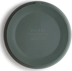 Mushie Silicone Suction Plate - Dried Thyme