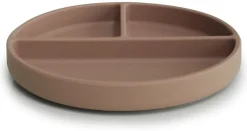 Mushie Silicone Suction Plate - Natural