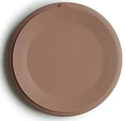 Mushie Silicone Suction Plate - Natural