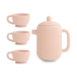Mushie Silicone Tea Play Set - Blush