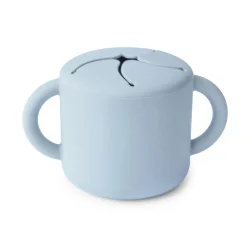 Mushie Snack Cup - Powder Blue