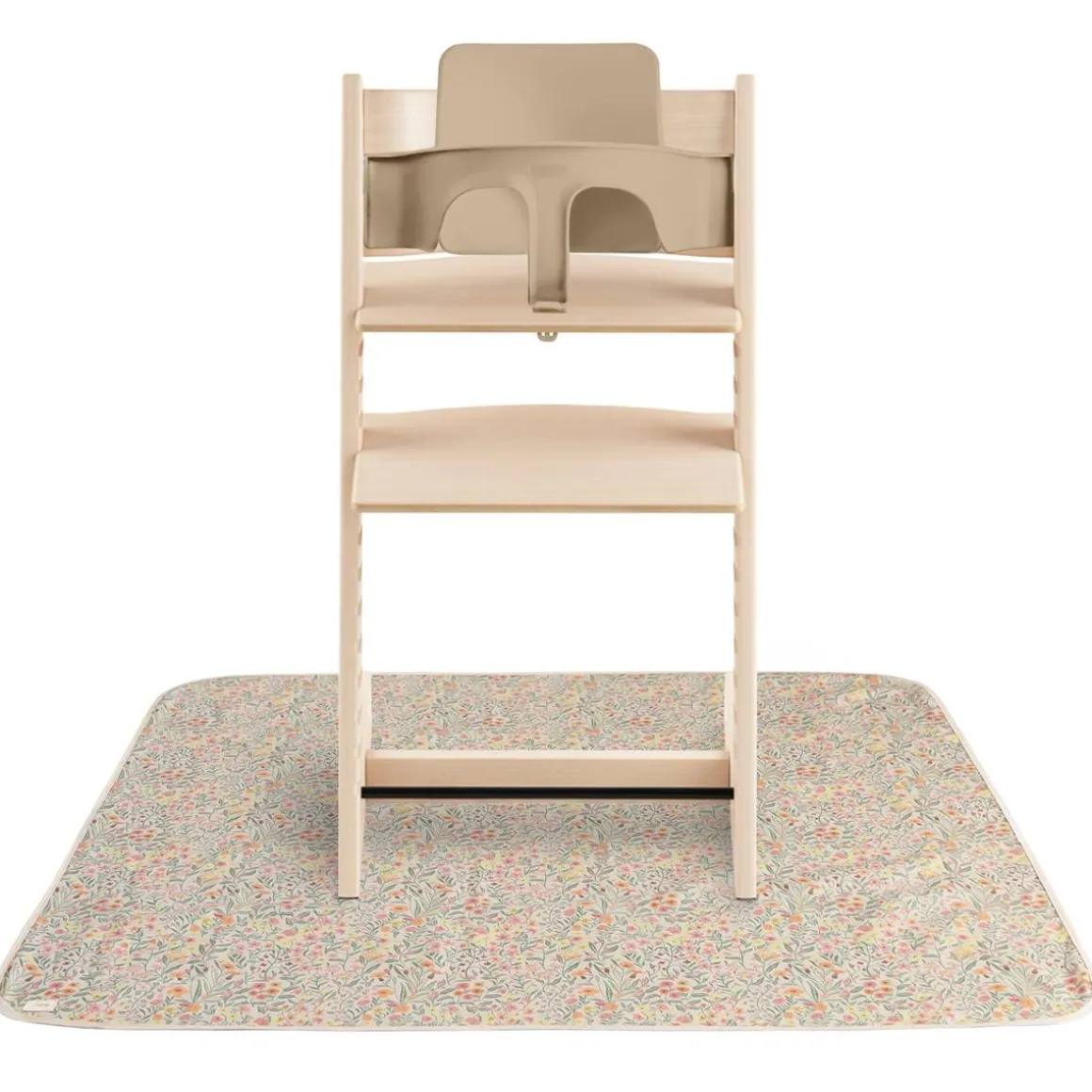 Mushie Splat Mat - Pastel Blooms