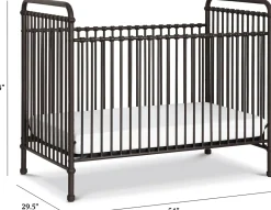 Namesake Abigail 3-in-1 Convertible Crib - Vintage Gold