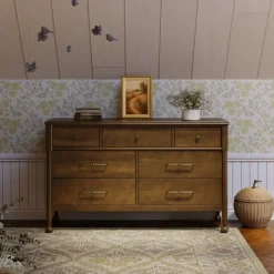 Namesake Alouette 7-Drawer Assembled Dresser - Natural Walnut