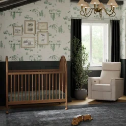Namesake Alouette 3-in-1 Convertible Spindle Crib - Natural Walnut