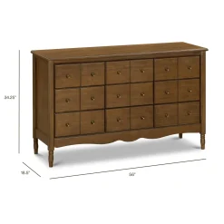 Namesake Liberty 9-Drawer Assembled Dresser - Natural Walnut
