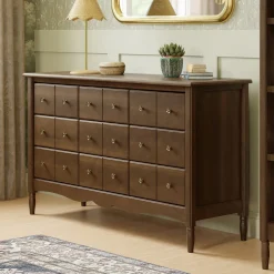 Namesake Liberty 9-Drawer Assembled Dresser - Natural Walnut