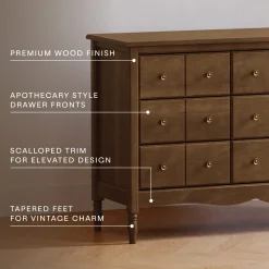 Namesake Liberty 9-Drawer Assembled Dresser - Natural Walnut