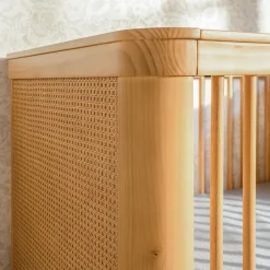 Namesake Marin w/ Cane 3-in-1 Convertible Crib - Honey / Honey Cane