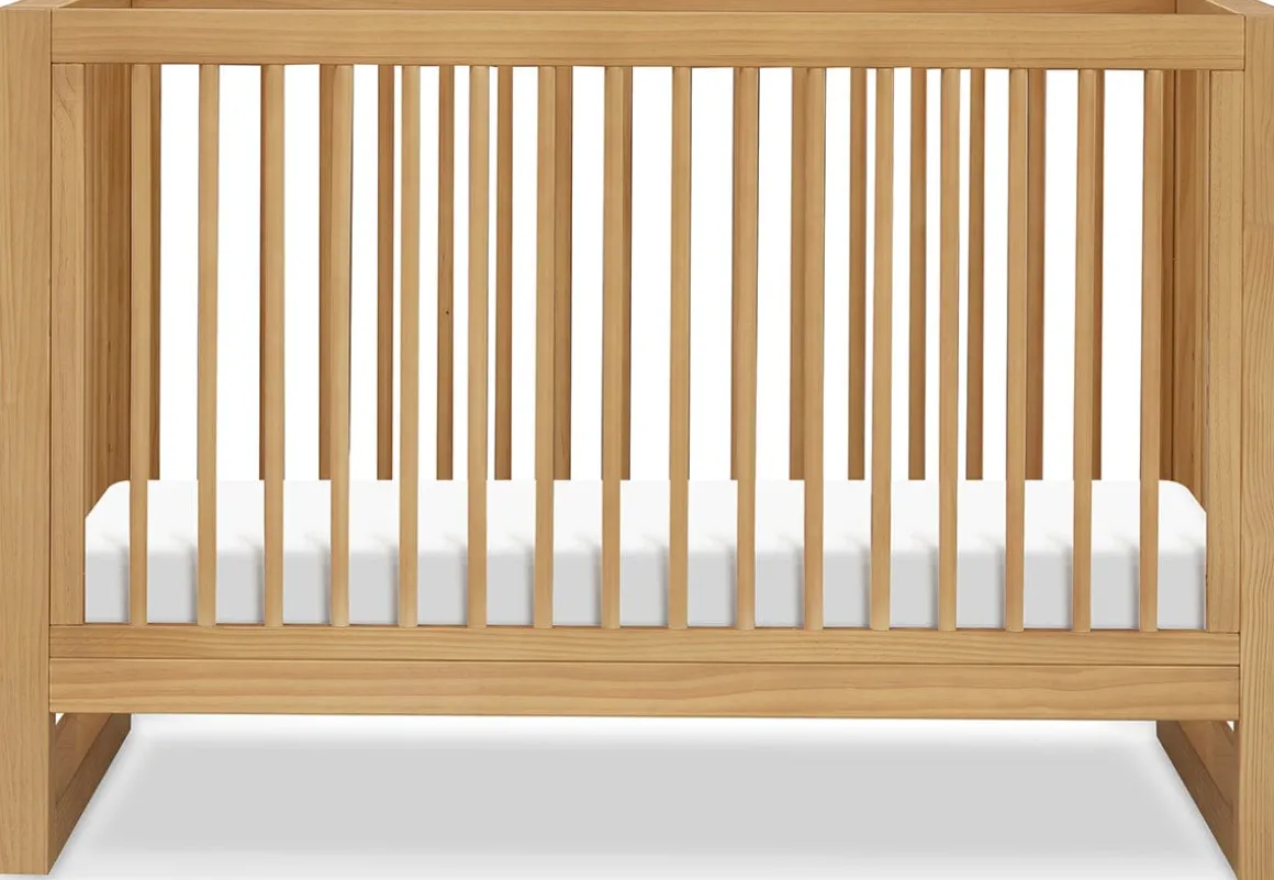 Namesake Nantucket 3-in-1 Convertible Crib w/Toddler Bed Conversion Kit - Honey