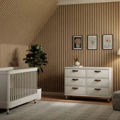 Namesake Tanner 6-Drawer Assembled Dresser - Warm White