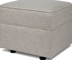 Namesake Willa/Alden Gliding Ottoman - Performance Grey Eco-Weave