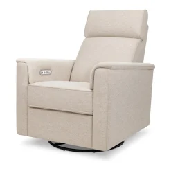 Namesake Willa Plus Electric Glider Recliner w/ Electric Headrest - Performance Beach Eco-Weave