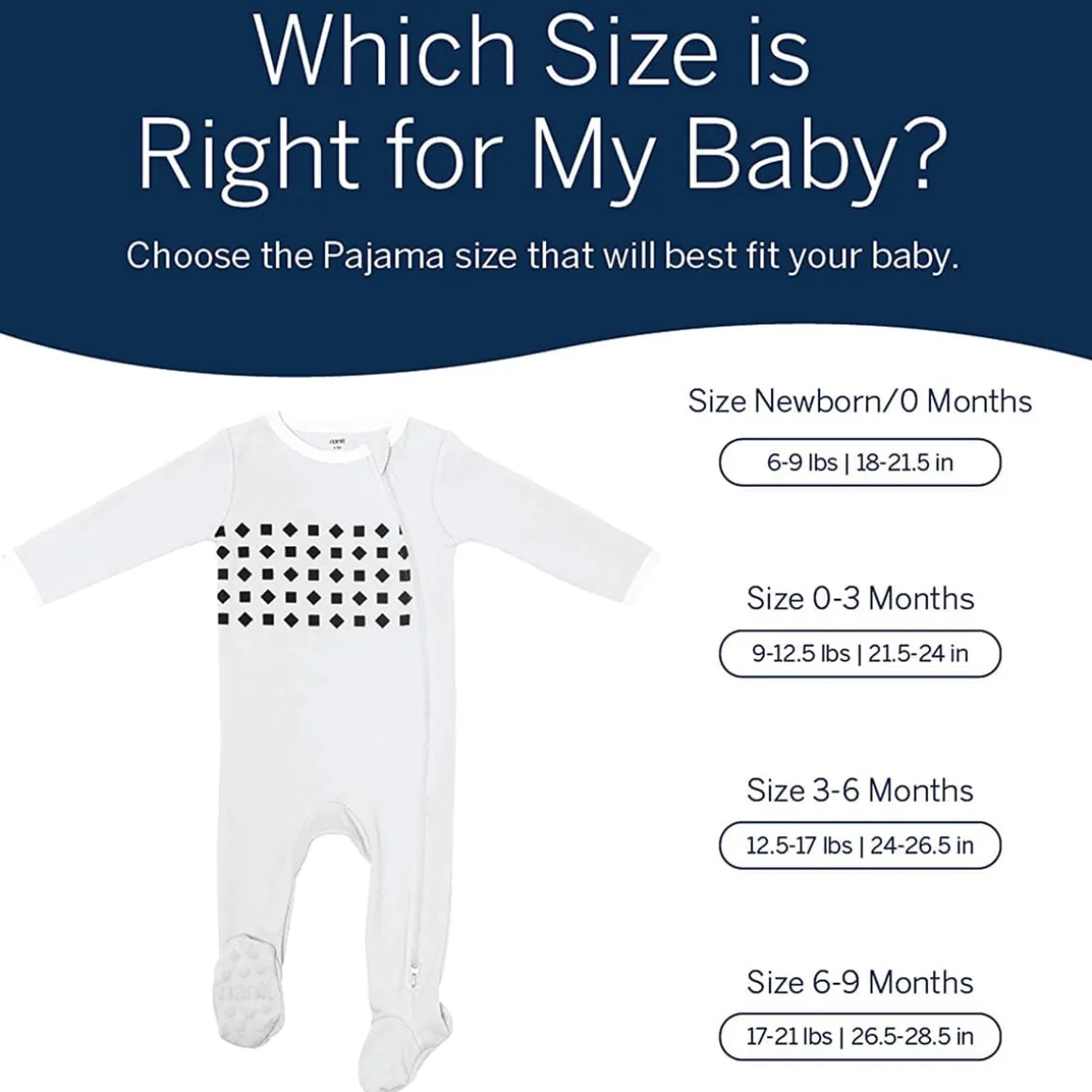 Nanit Breathing Wear Pajamas - 6-9 Months, Pebble Grey