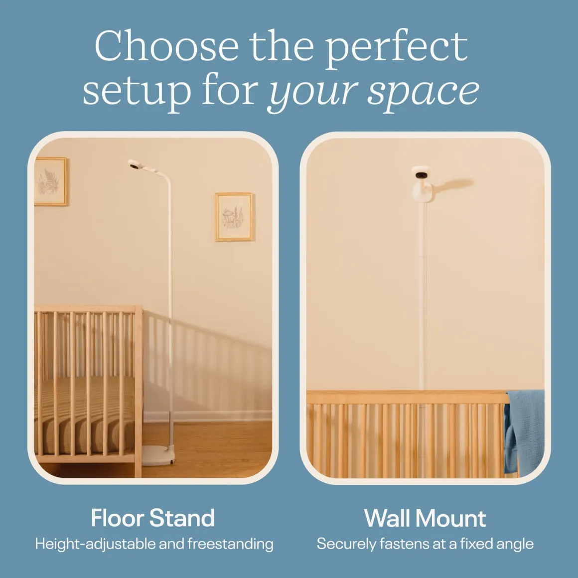 Nanit Pro Smart Baby Monitor & Floor Stand Gen 2
