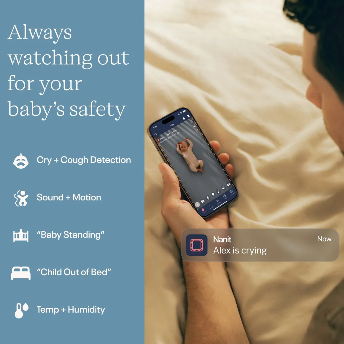 Nanit Pro Smart Baby Monitor & Floor Stand Gen 2