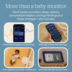 Nanit Smart Baby Monitor System with Wall Mount