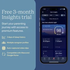 Nanit Smart Baby Monitor System with Wall Mount