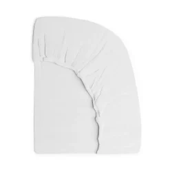 Naturepedic Organic Cotton Fitted Crib Sheet 2-Layer Breathable Muslin - Arctic Snow