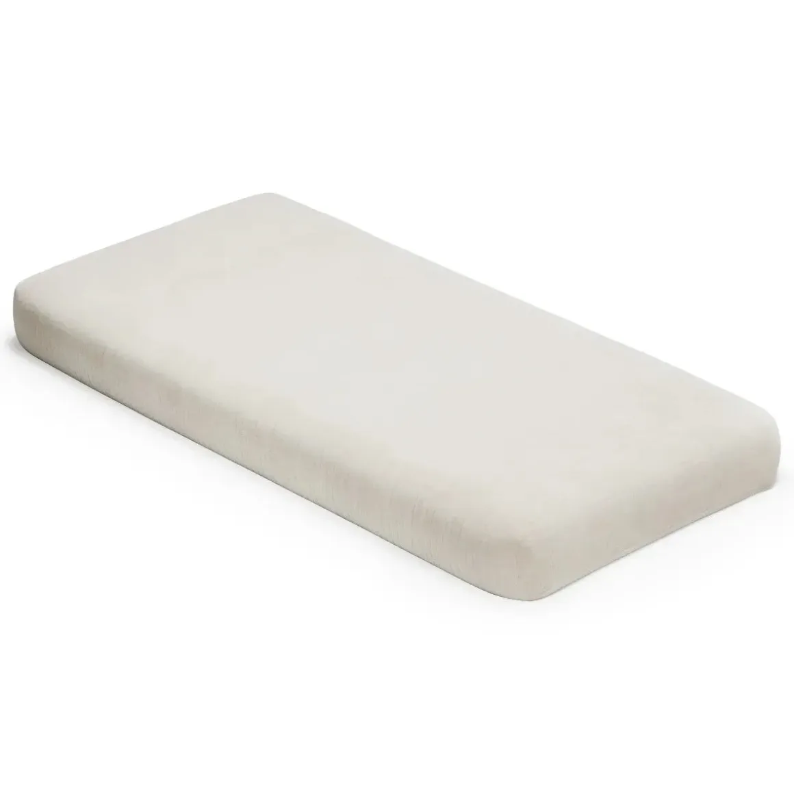 Naturepedic Organic Cotton Fitted Crib Sheet 2-Layer Breathable Muslin - Cream
