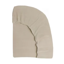 Naturepedic Organic Cotton Fitted Crib Sheet 2-Layer Breathable Muslin - Sand