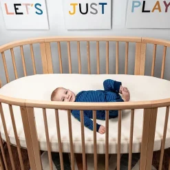 Naturepedic Oval Breathable Cover for Stokke Sleepi Crib V3